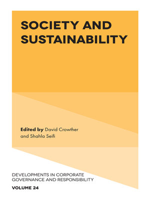 cover image of Society and Sustainability